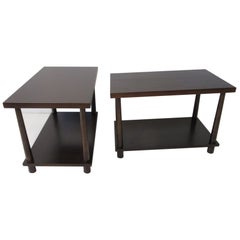 Matching Pair Side Tables / Nightstands by T.H. RobsJohn Gibbings for Widdicomb