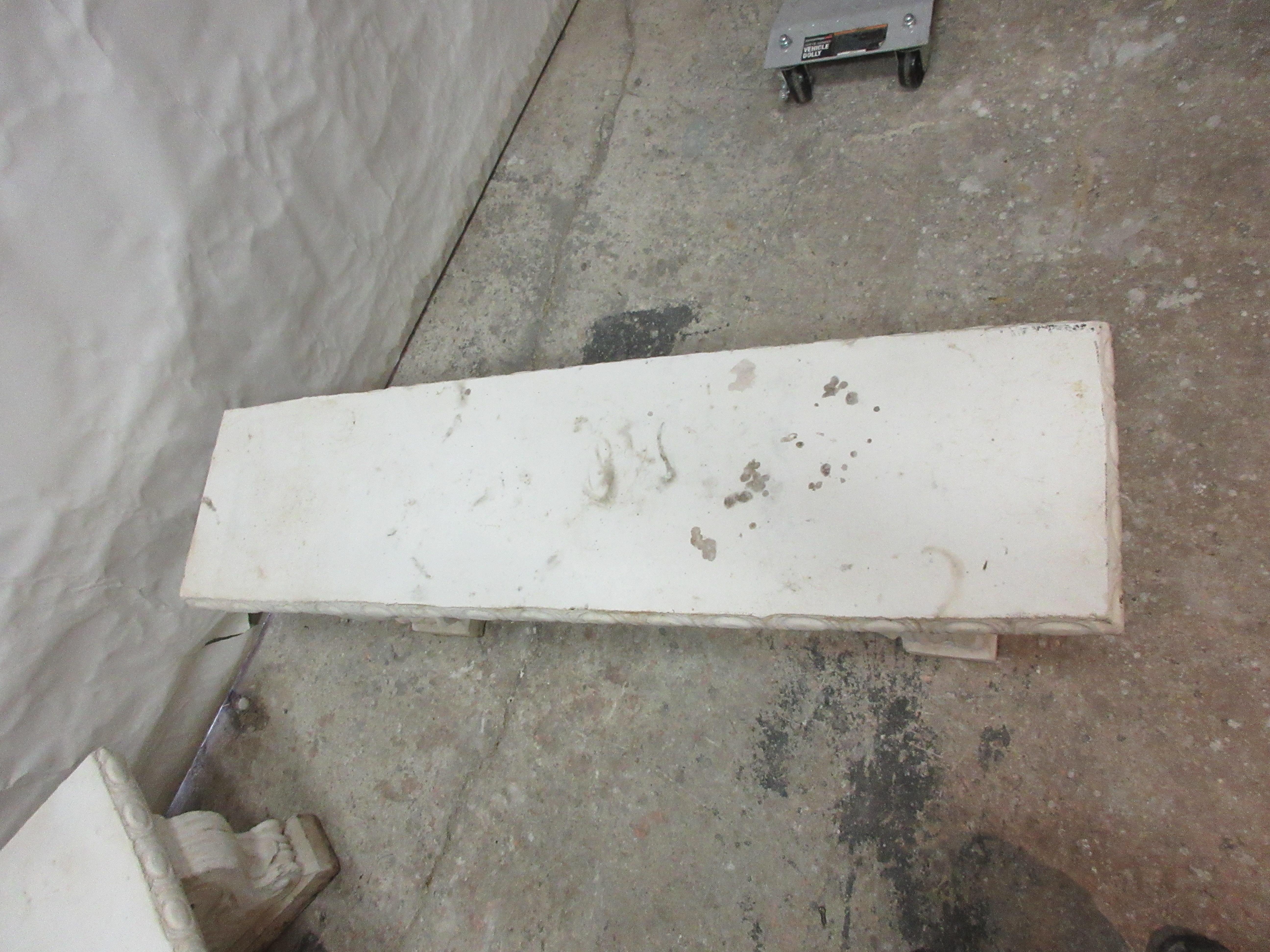 Concrete Matching Set of Greek Garden Benches