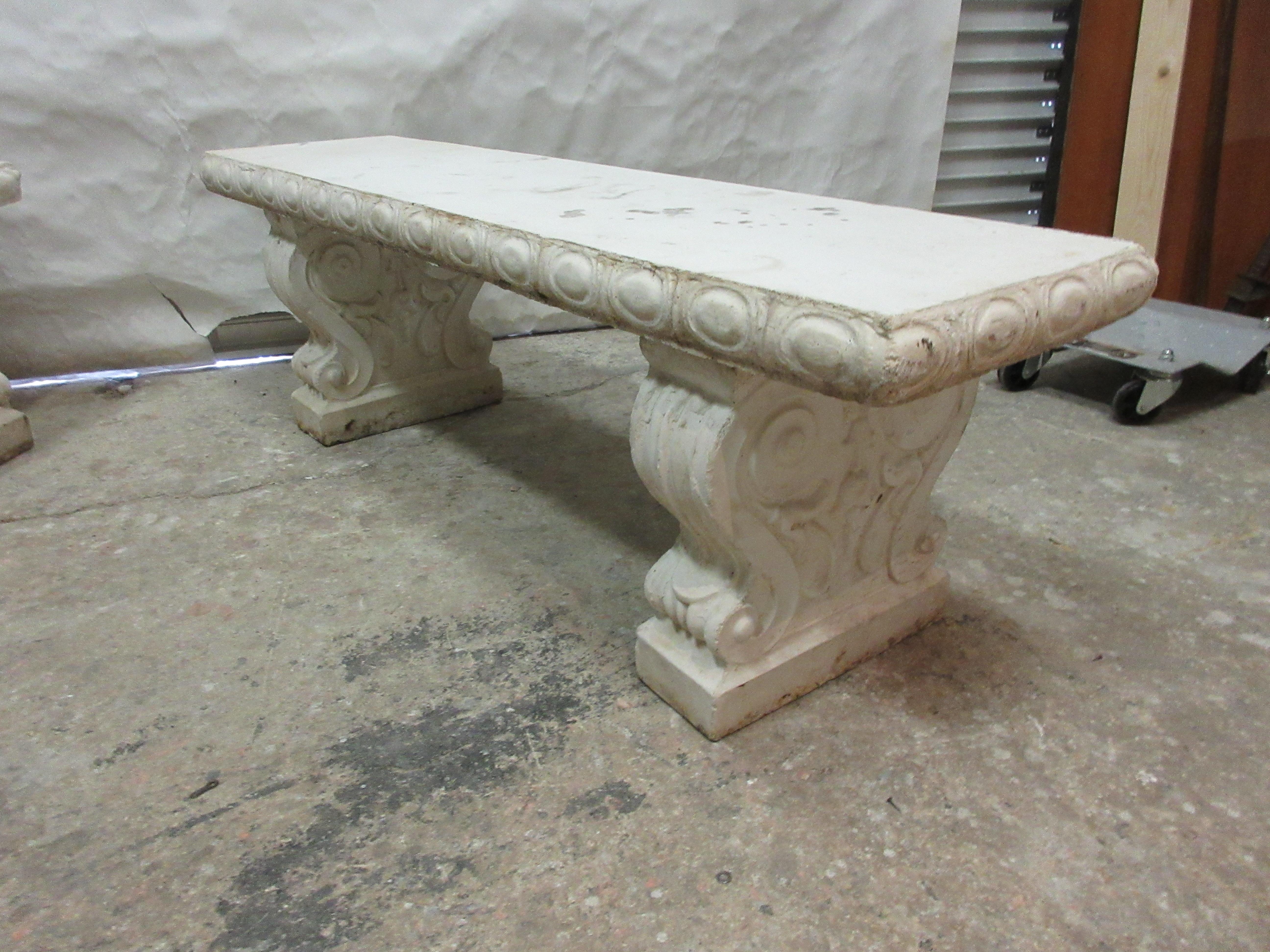 Classical Greek Matching Set of Greek Garden Benches