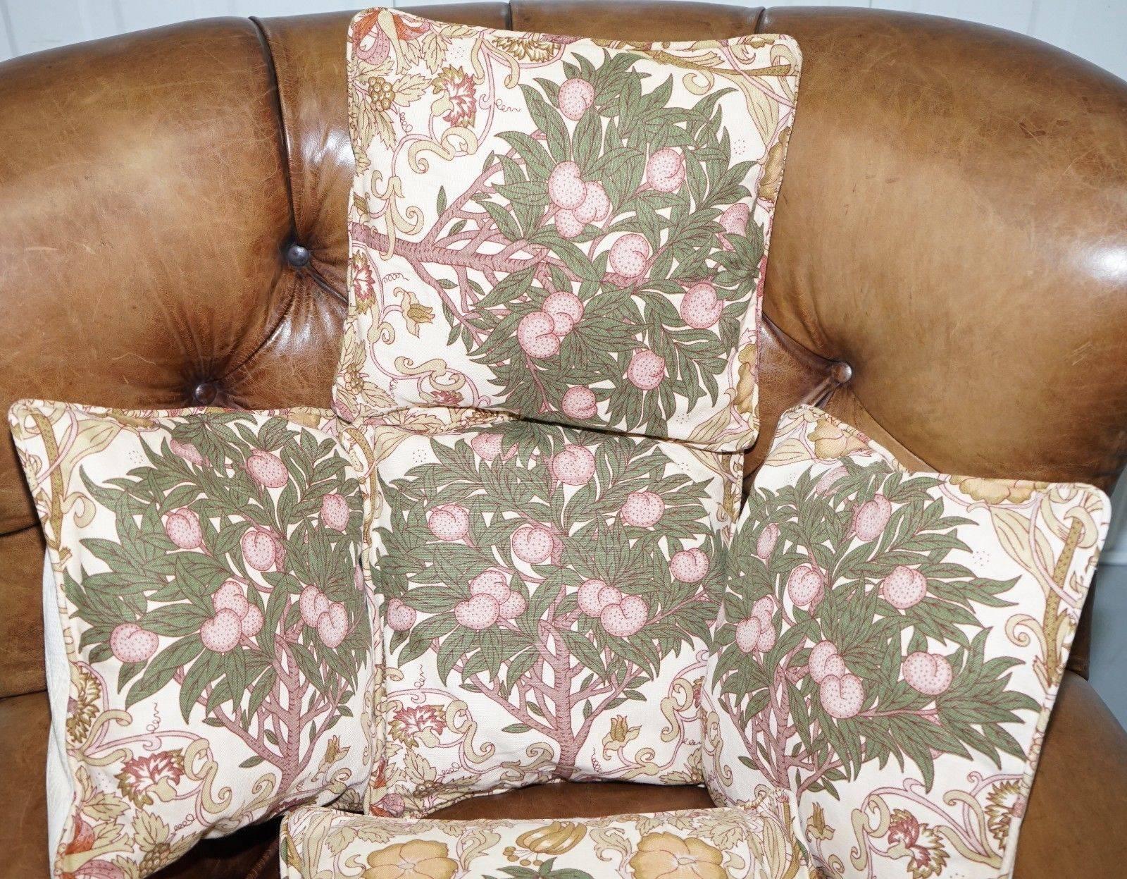 Modern Matching Set of Liberty's London Scatter Cushions Part of a Large Suite