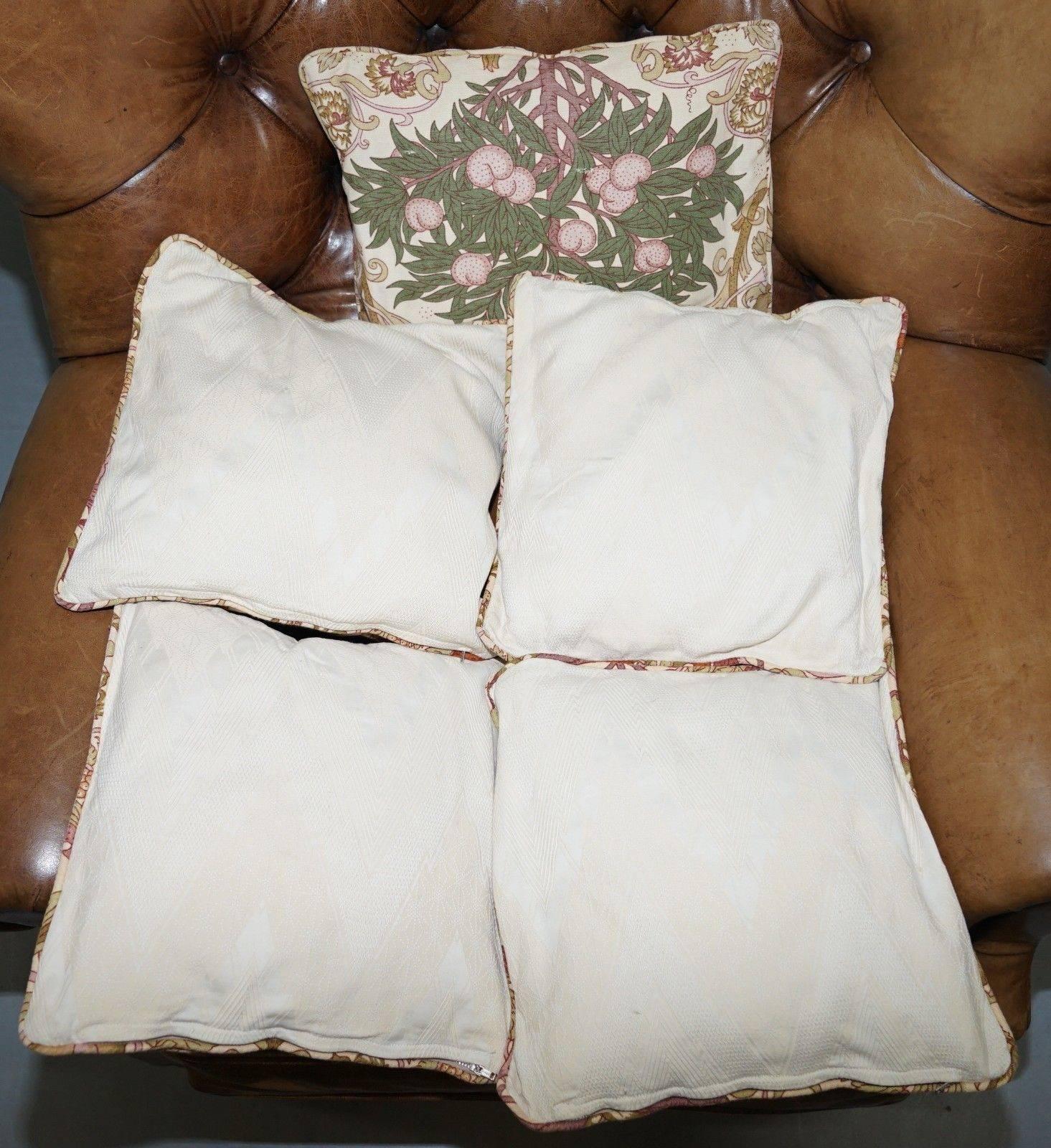 Matching Set of Liberty's London Scatter Cushions Part of a Large Suite 1