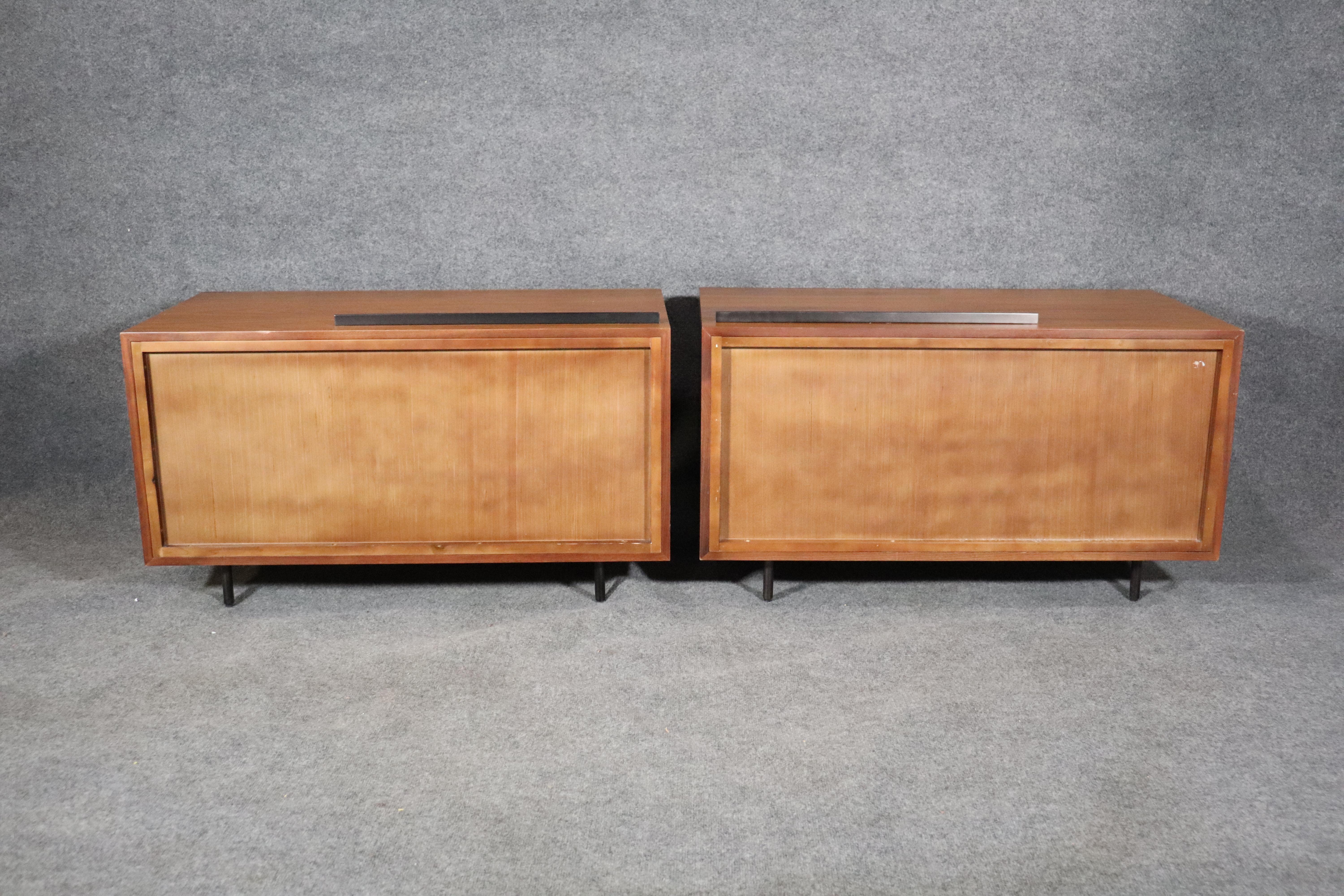 Mid-Century Modern Matching Teak Cabinets For Sale