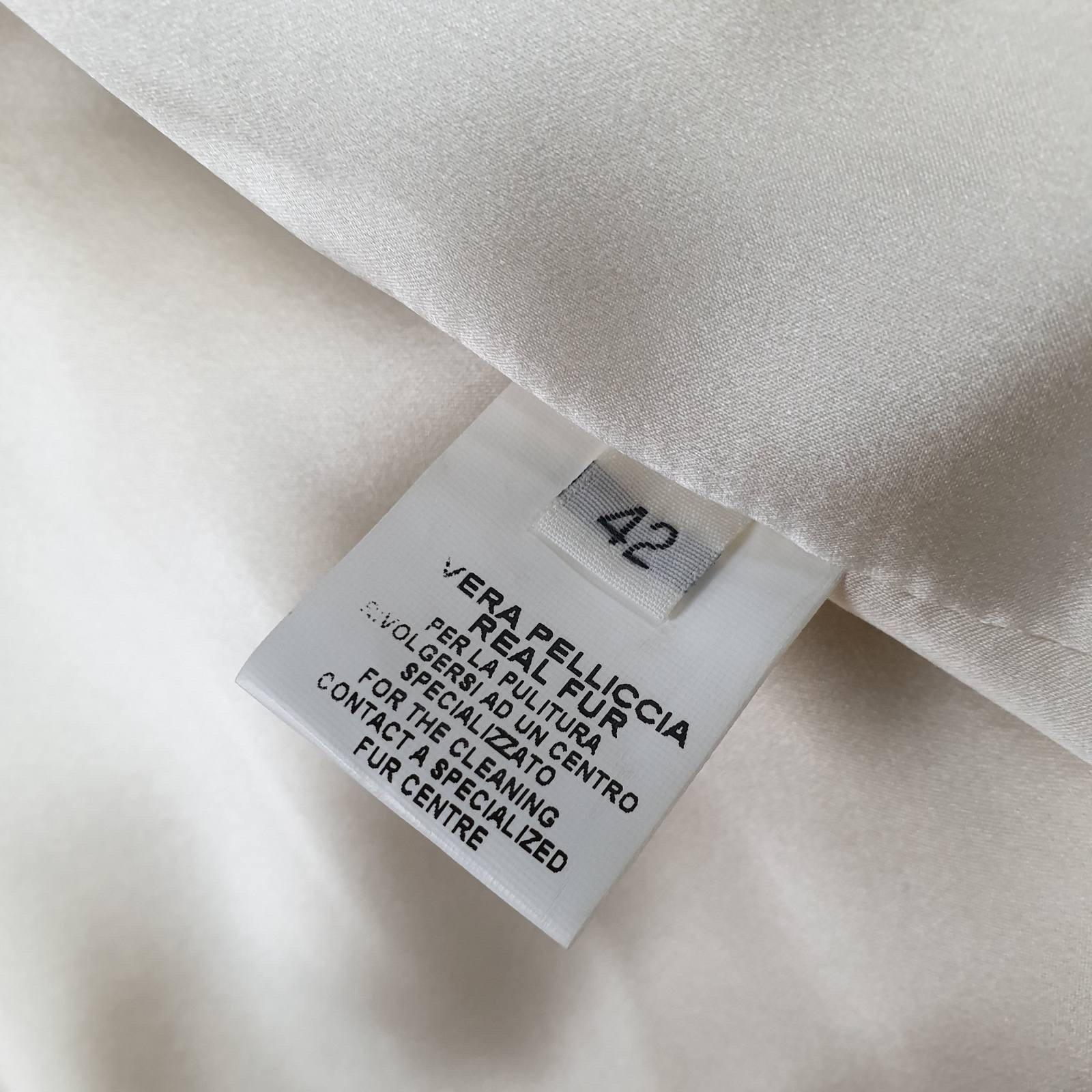 MATE 2017 Manteau en fourrure de vison marron avec étoiles blanches -Sz.42/ M Unisexe en vente