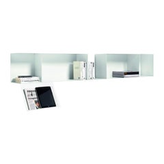 Mate Metal Shelf with Bookstand in White by Mist-O & Mogg