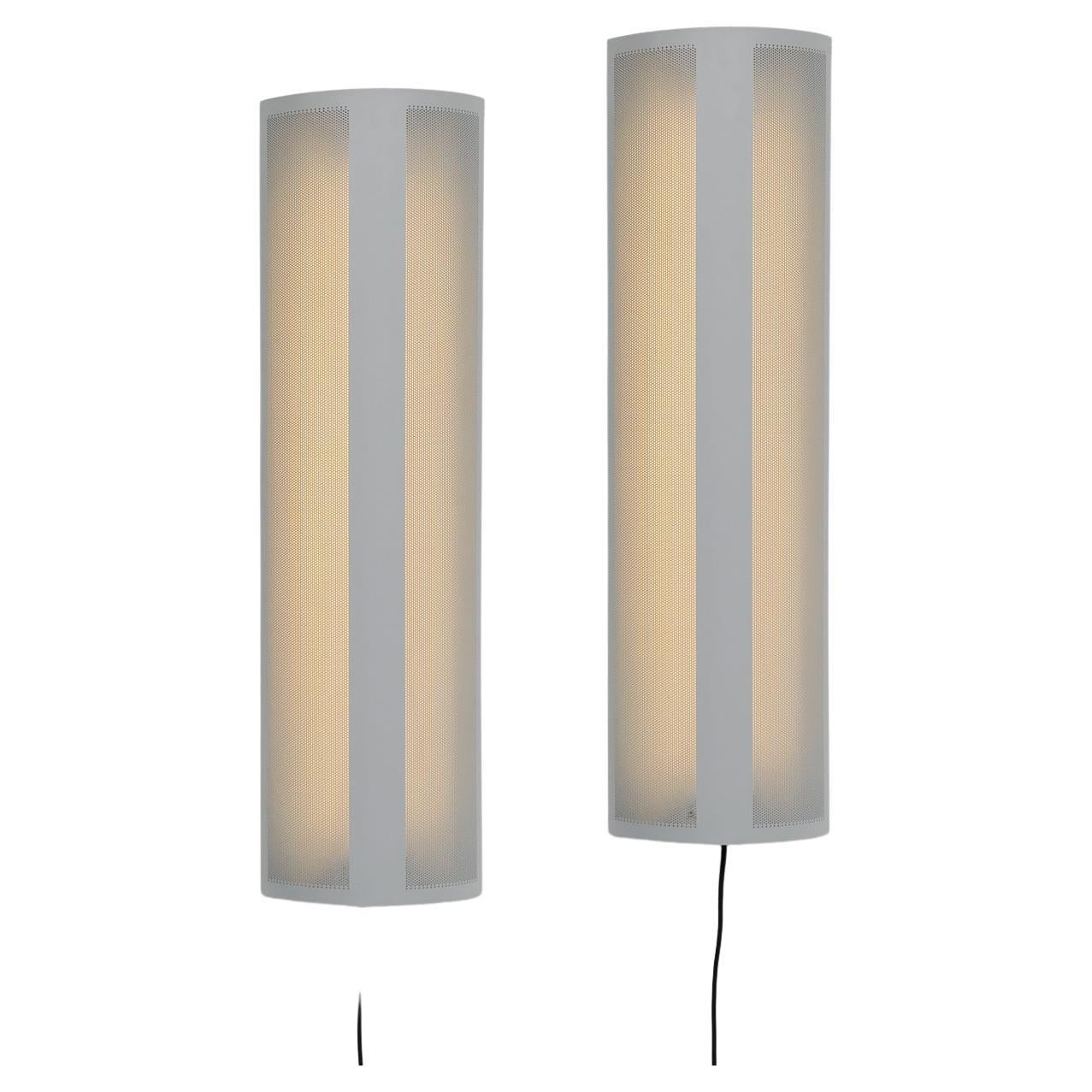 Mategot Inspired Mod Industrial Fluorescent Linear Wall Lamps