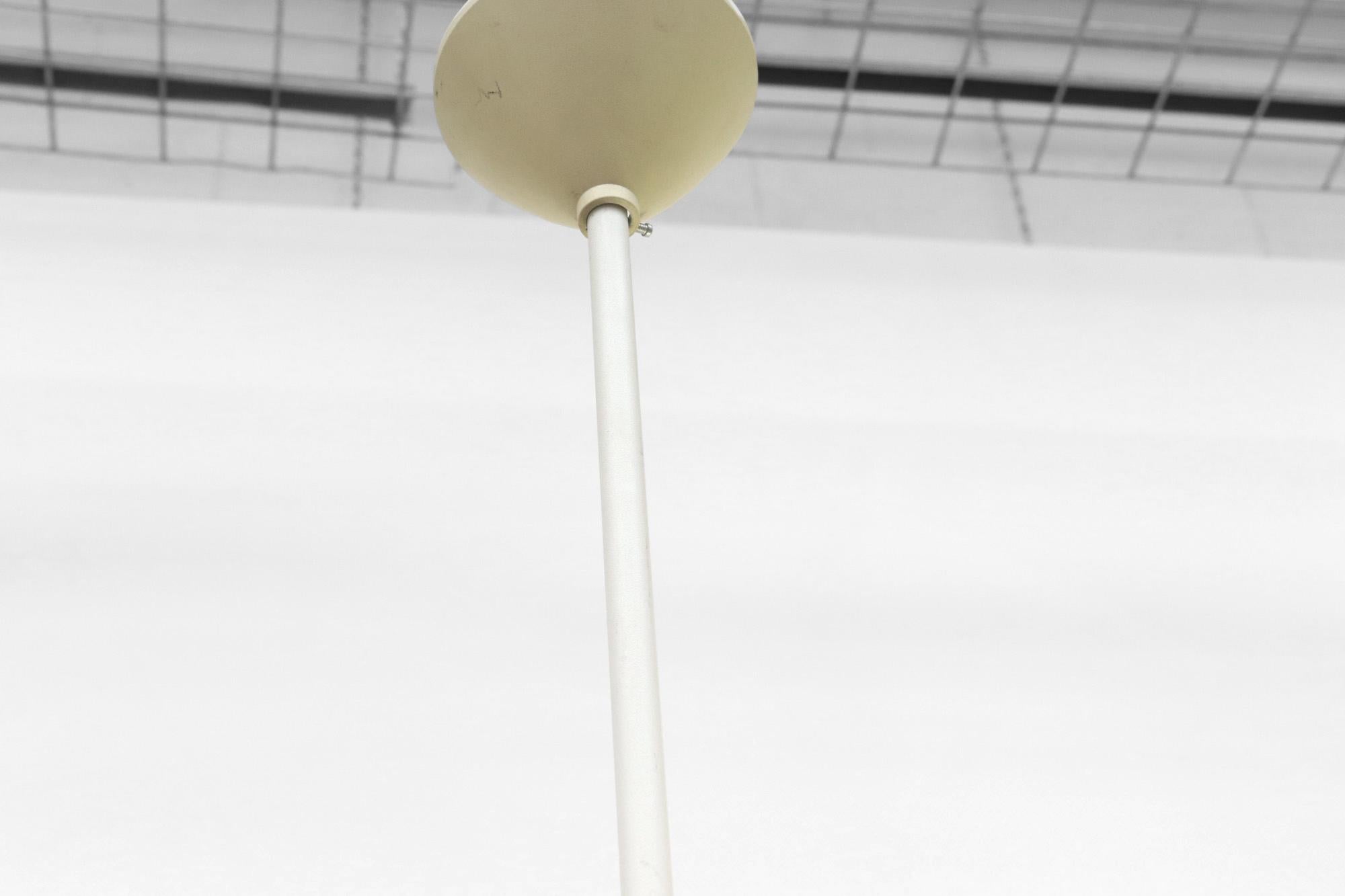 Mategot Inspired Waldmann Leuchten Beige Fluorescent Industrial Light For Sale 3