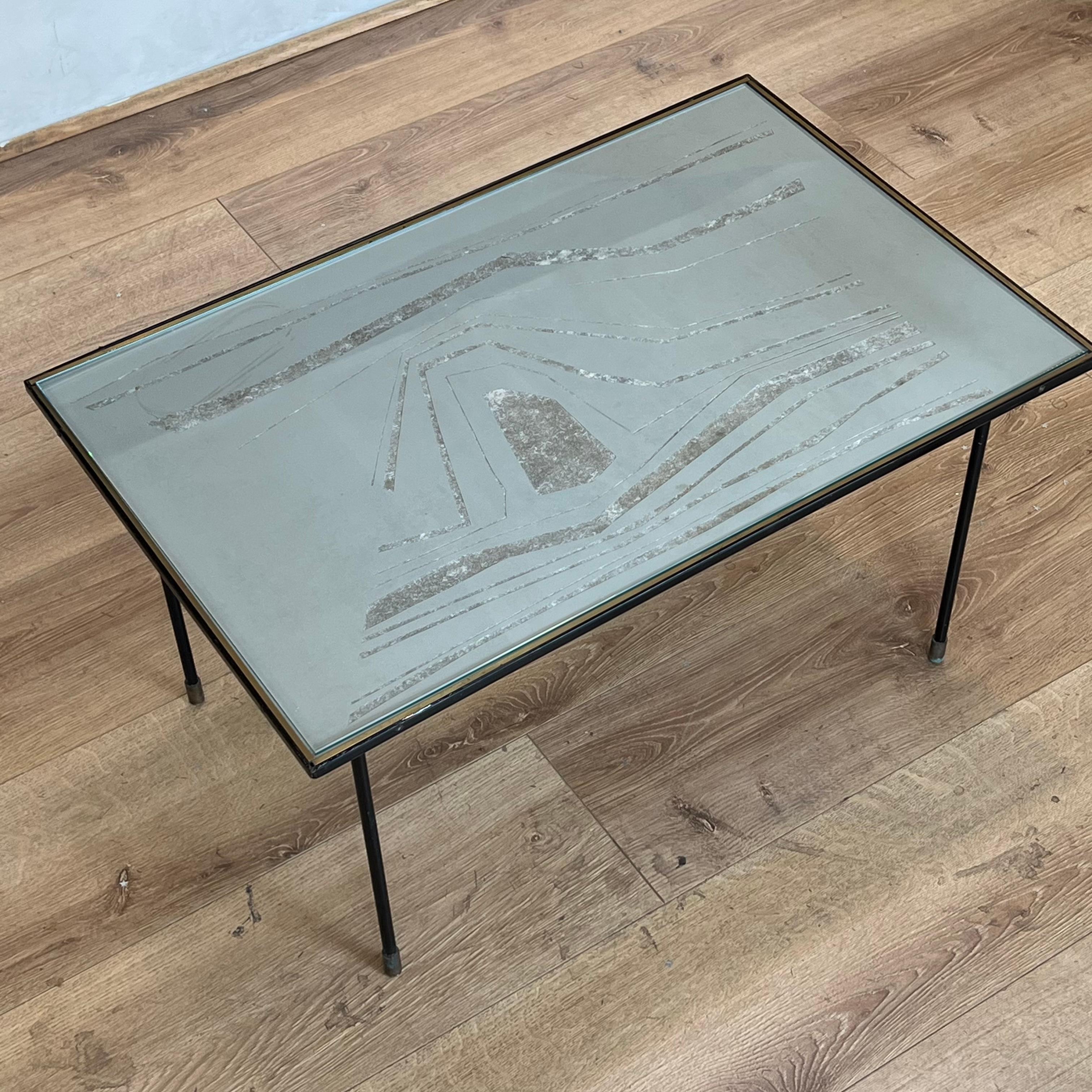 French Mategot Rare Table For Sale