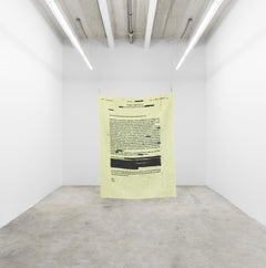 Matelli Light Yellow Throw by Tony Matelli for Normann X Brask Art Collection