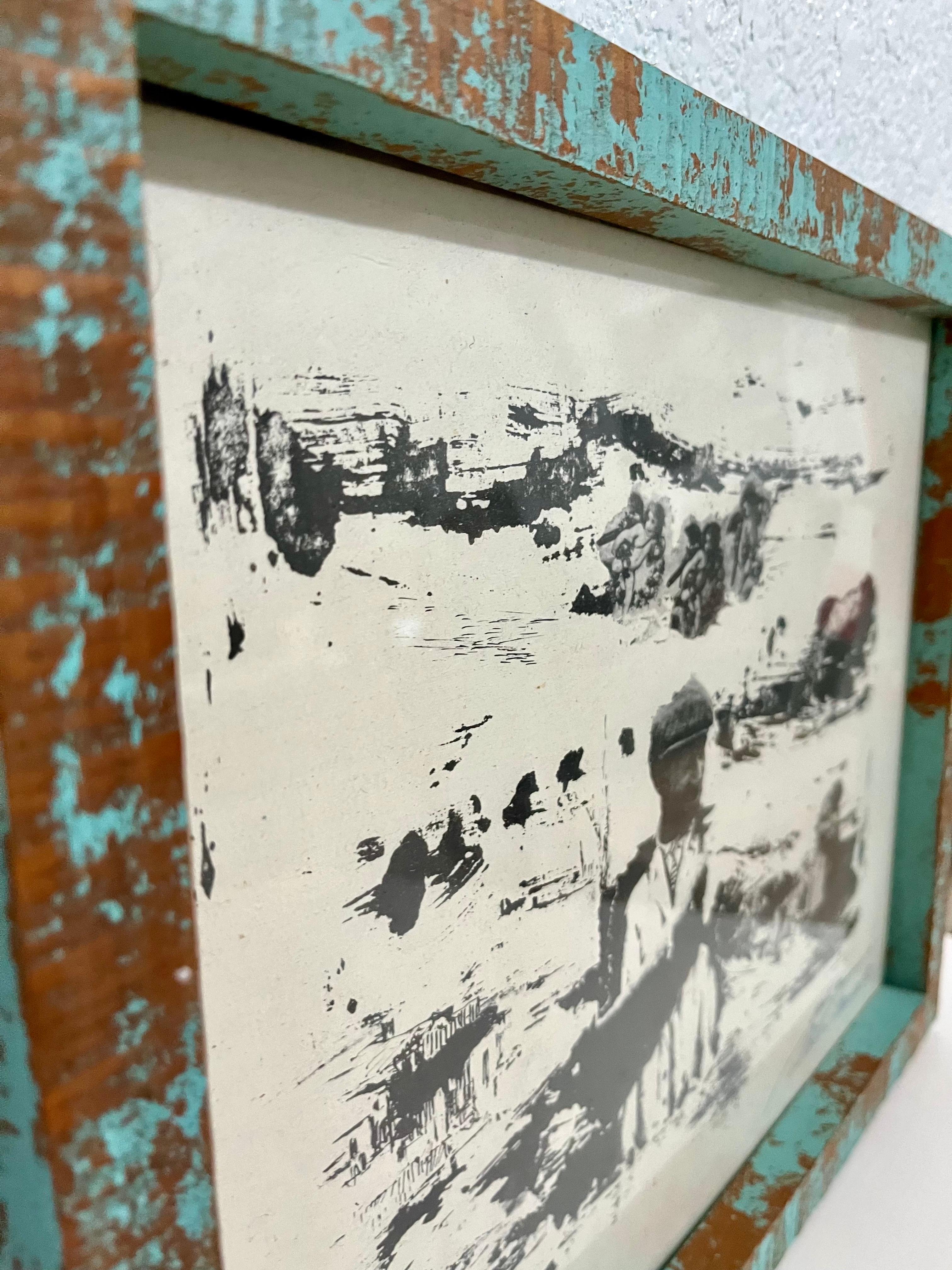 1963 Venezuelanischer modernistischer Mixed Media-Fotodruck Mateo Manaure, Fotografiekunst, Mateo Manaure im Angebot 2