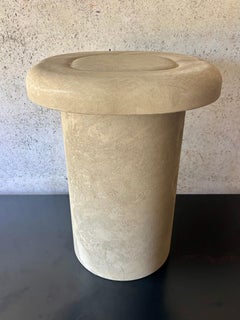 Mater Alder Side Table by Patricia Urquiola Matek Coffee Shell Green