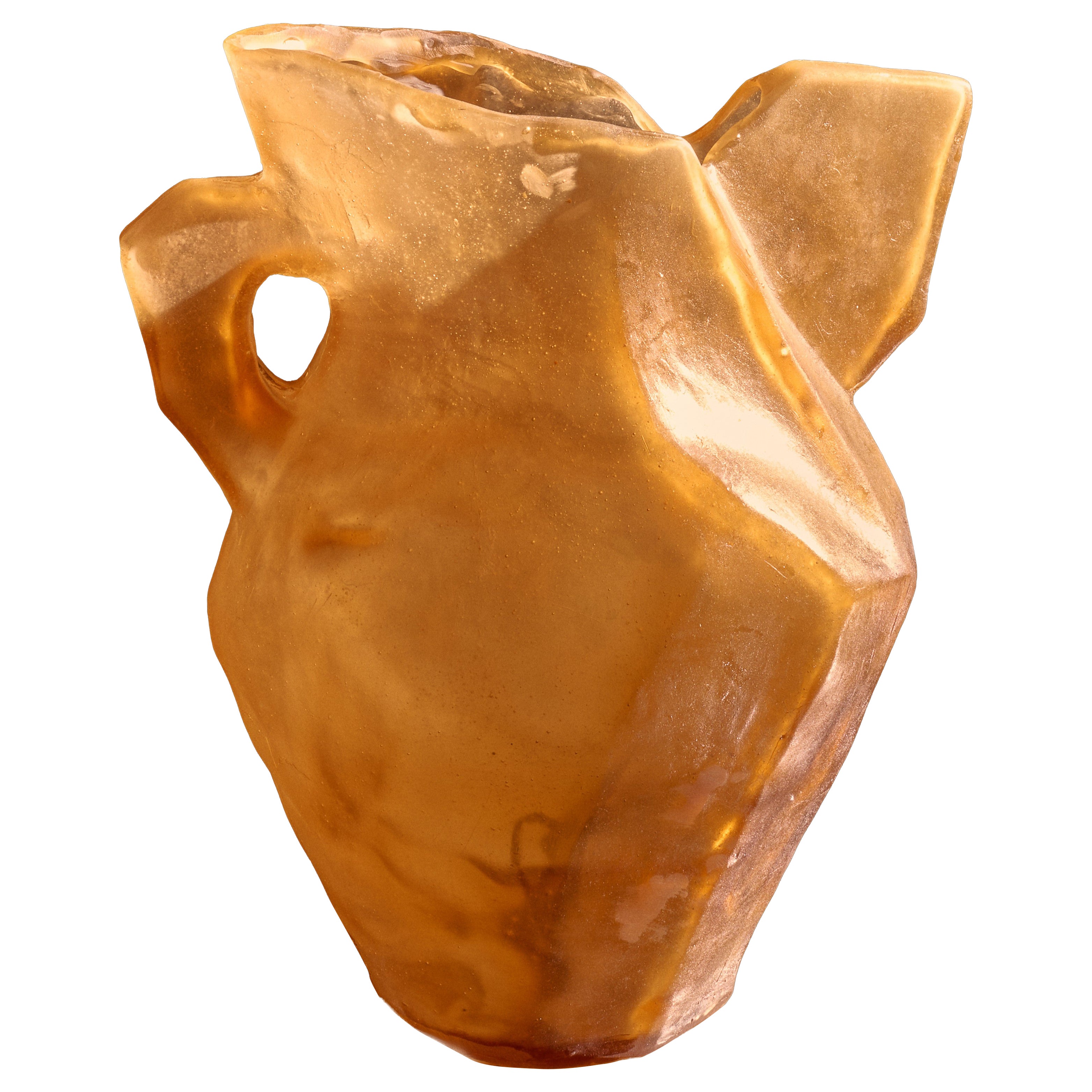 Materia Colectiva V Resin Vessel by Marcela Cure For Sale