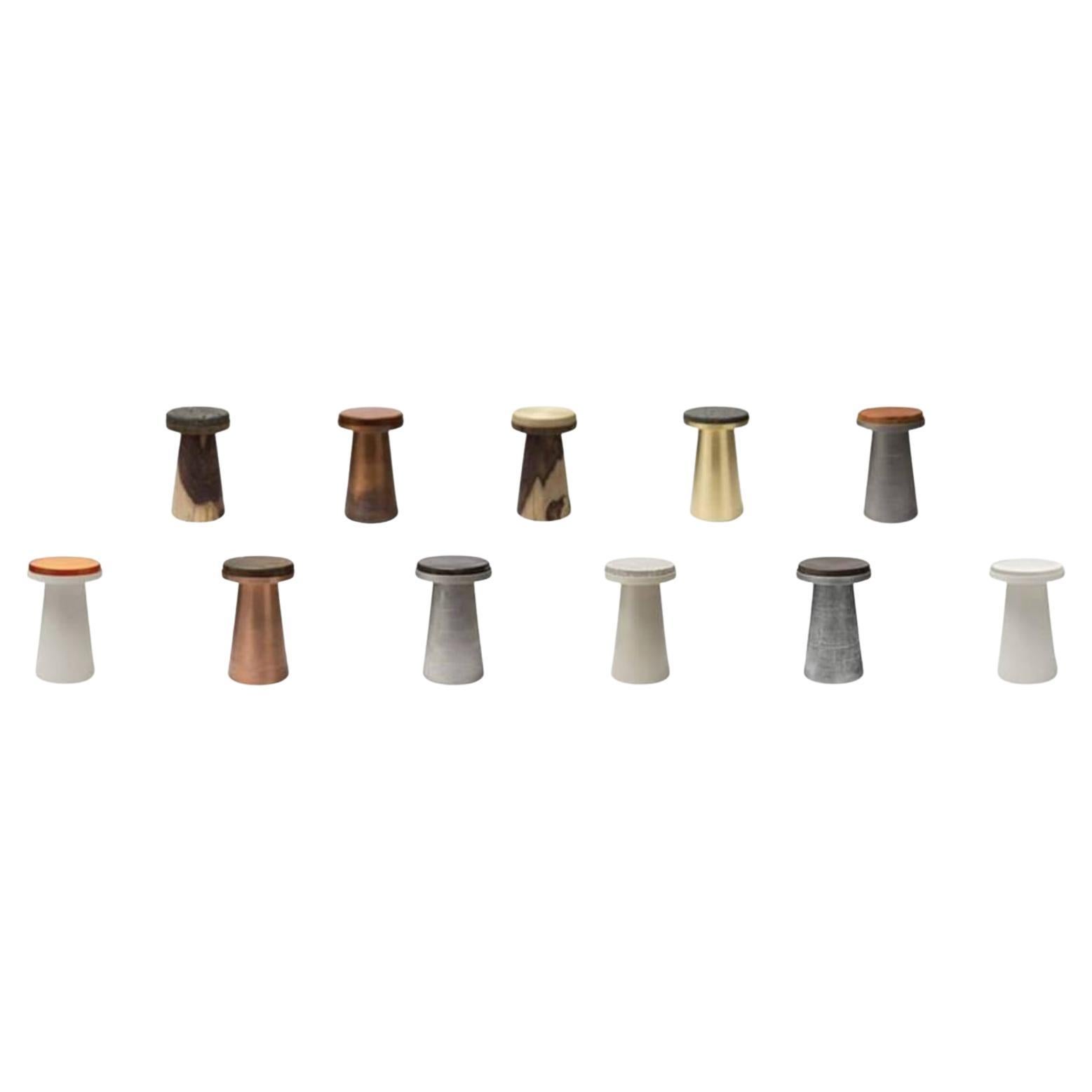 Behälterhocker-Serie aus Material von Jeonghwa Seo im Angebot