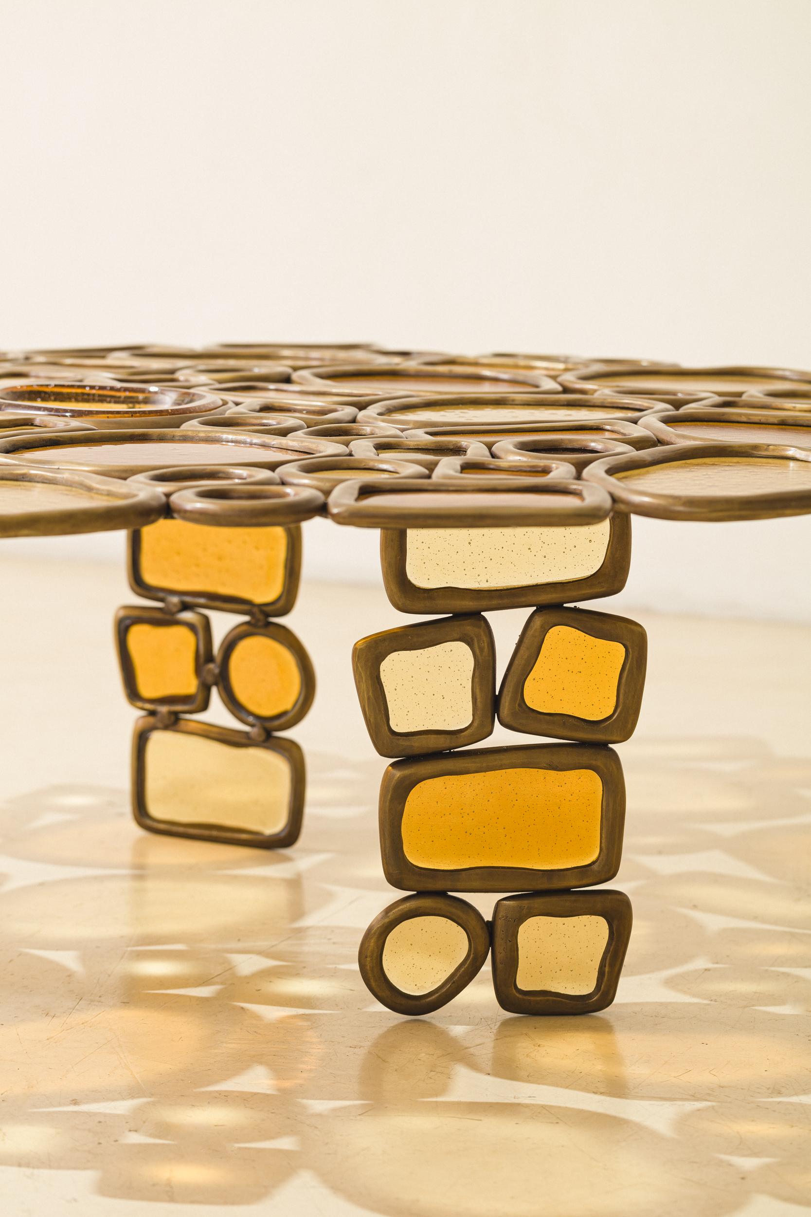 Material Distortion coffee table by Lucas Recchia, Brazilian Contemporary, 2023 For Sale 5