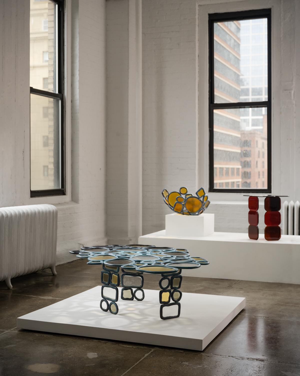 Material Distortion coffee table by Lucas Recchia, Brazilian Contemporary, 2023 For Sale 5