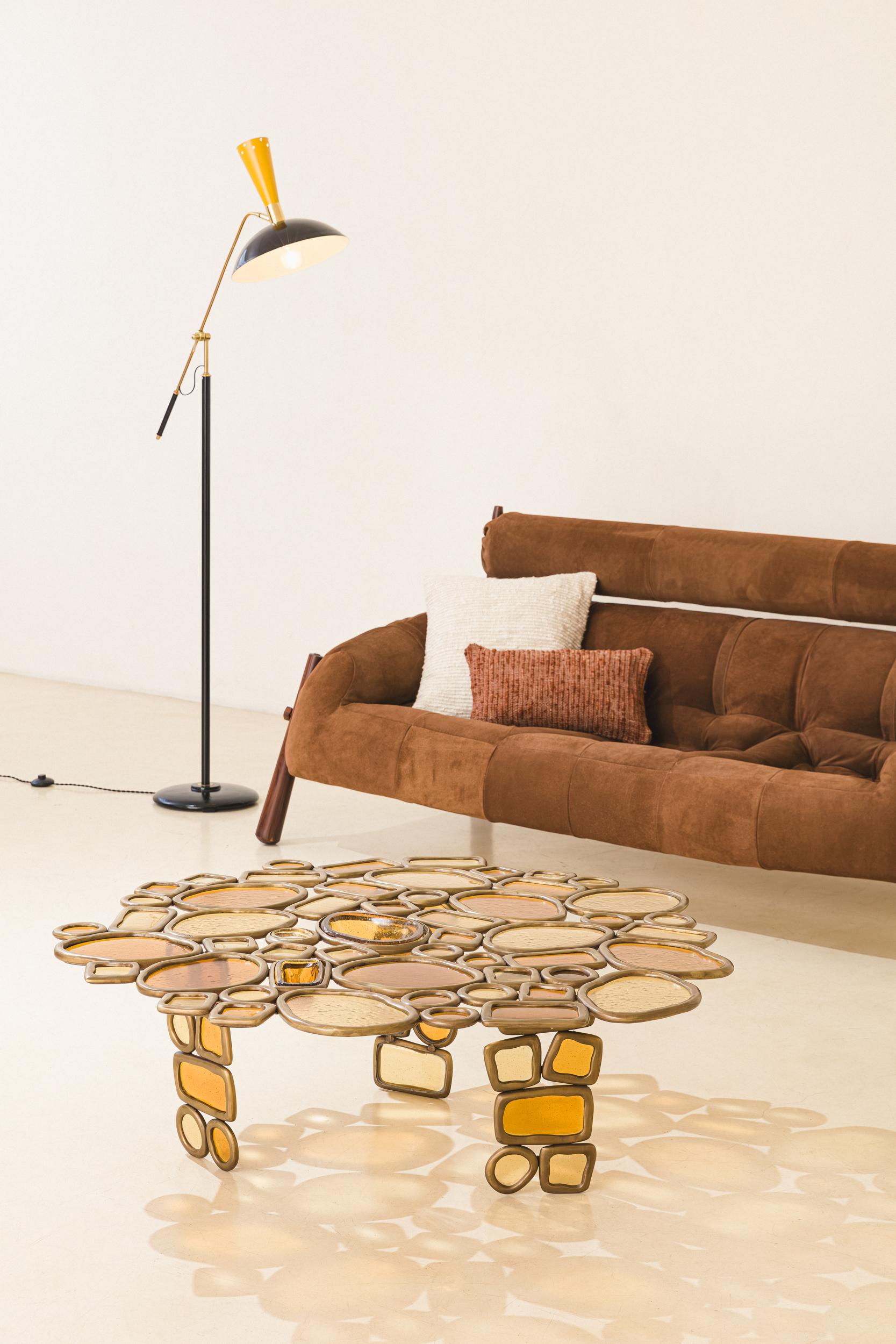 Material Distortion coffee table by Lucas Recchia, Brazilian Contemporary, 2023 For Sale 7