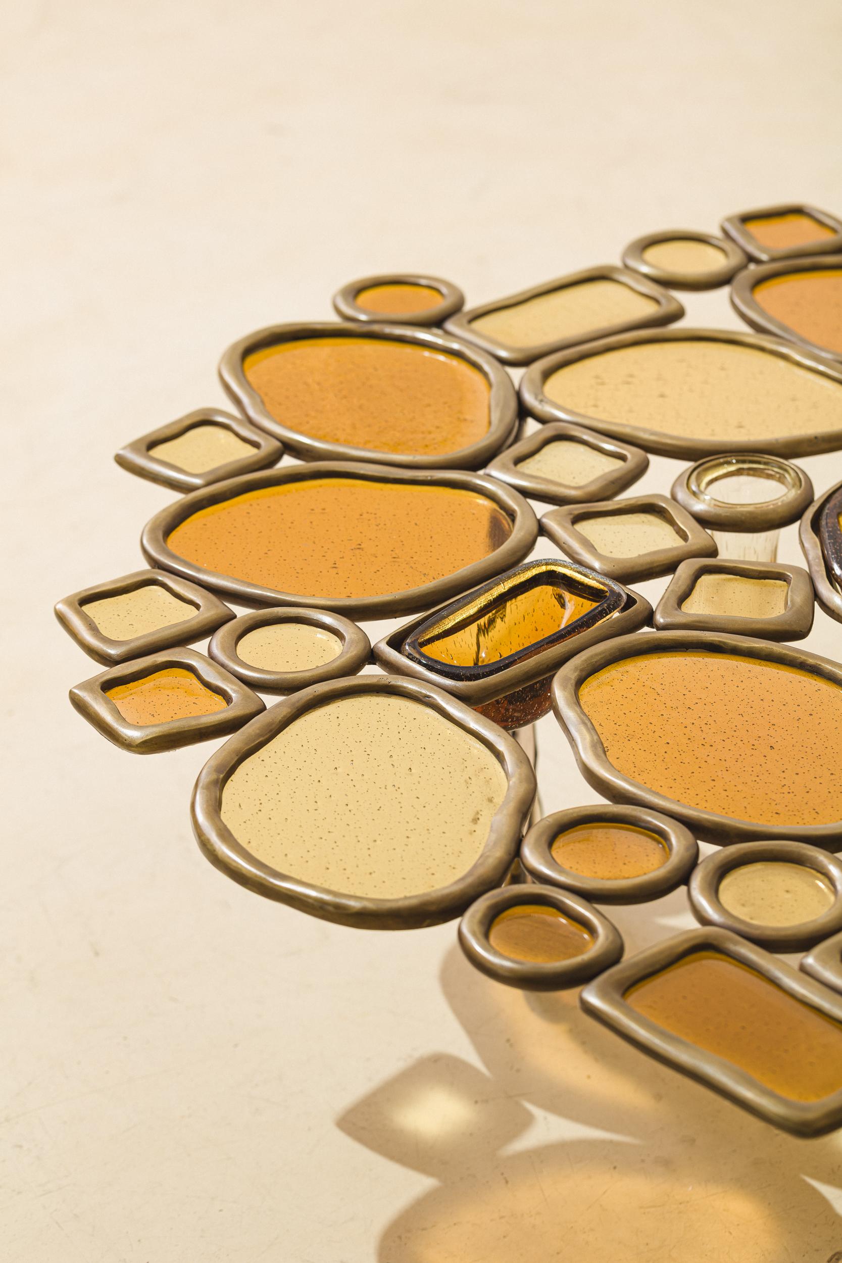 Material Distortion coffee table by Lucas Recchia, Brazilian Contemporary, 2023 For Sale 1