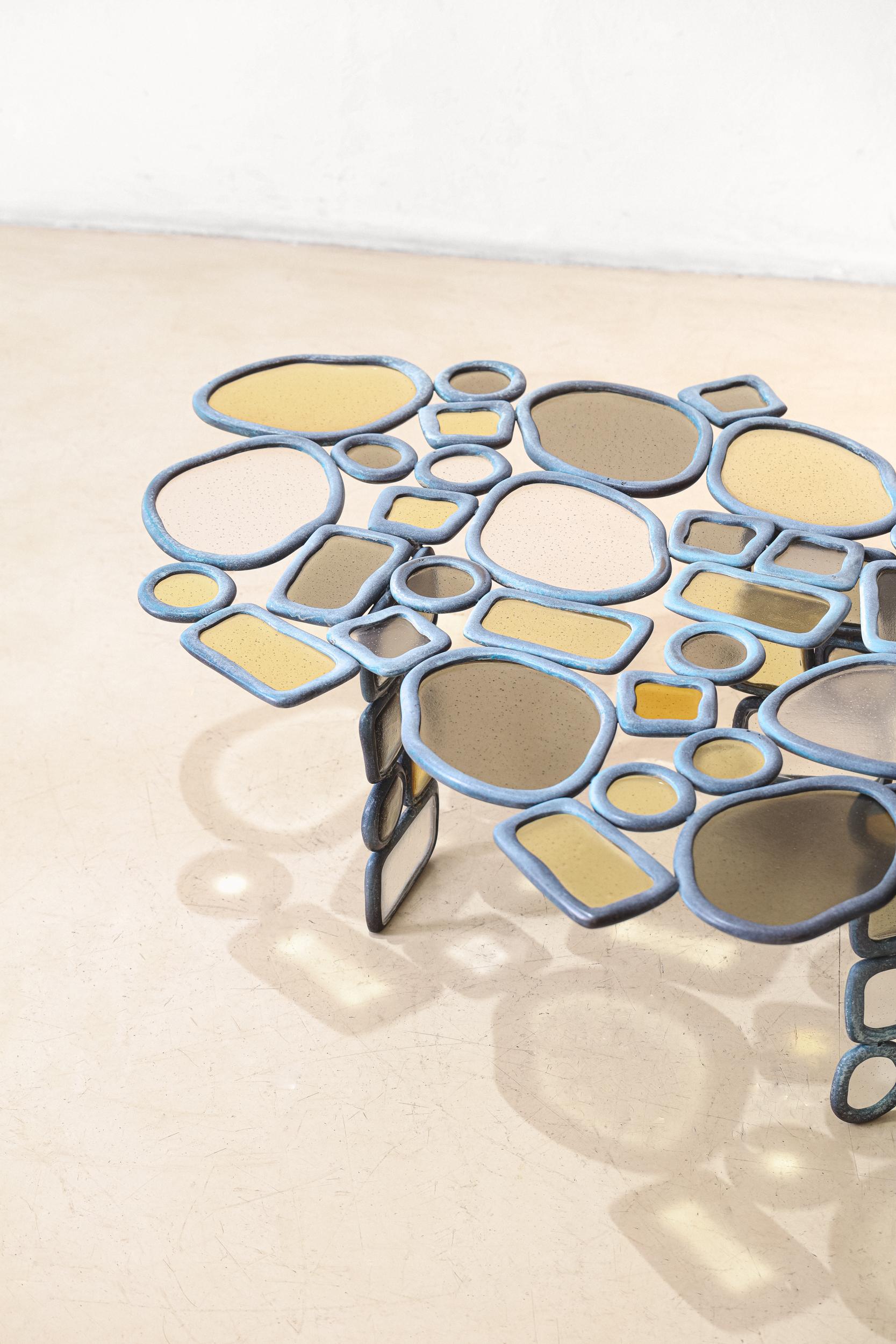 Material Distortion coffee table by Lucas Recchia, Brazilian Contemporary, 2023 For Sale 2