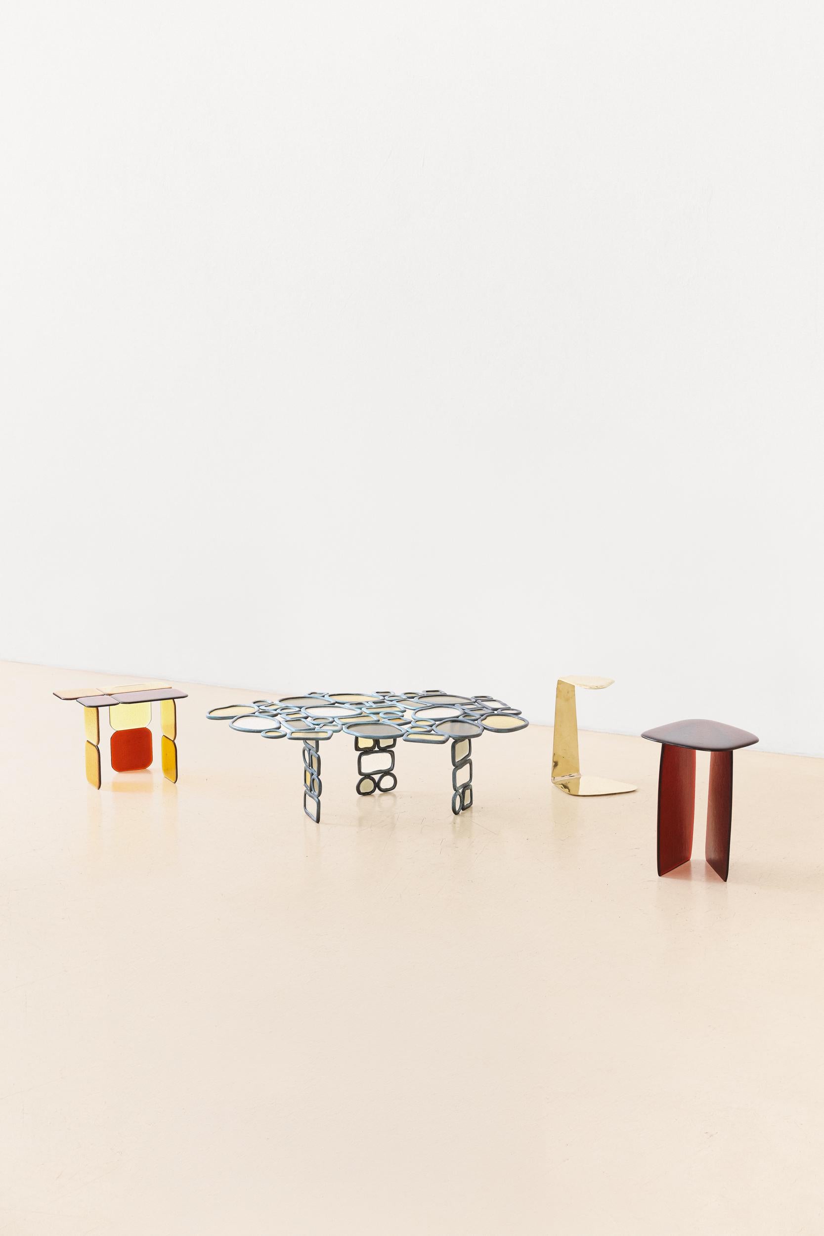 Material Distortion coffee table by Lucas Recchia, Brazilian Contemporary, 2023 For Sale 4
