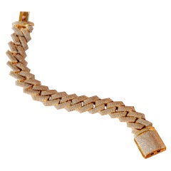 cuban link bracelet Material Girl Cuban Link Diamond Bracelet