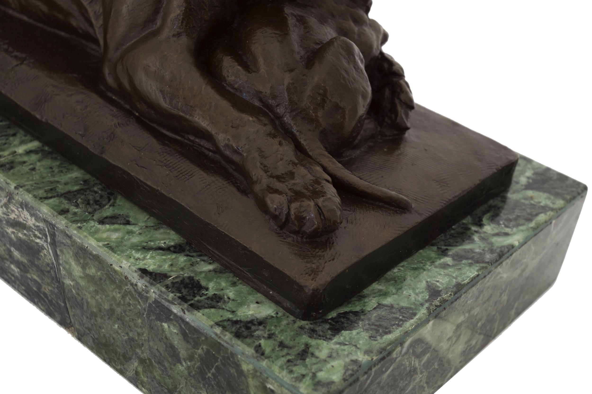 “Maternal Caress” Western Bronze Sculpture after Eli Harvey, American, 1860-1957 12