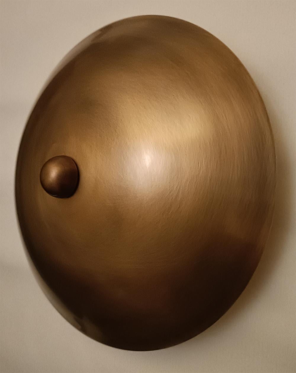 Mateta - aplique de latón macizo de Candas Design Italiano en venta