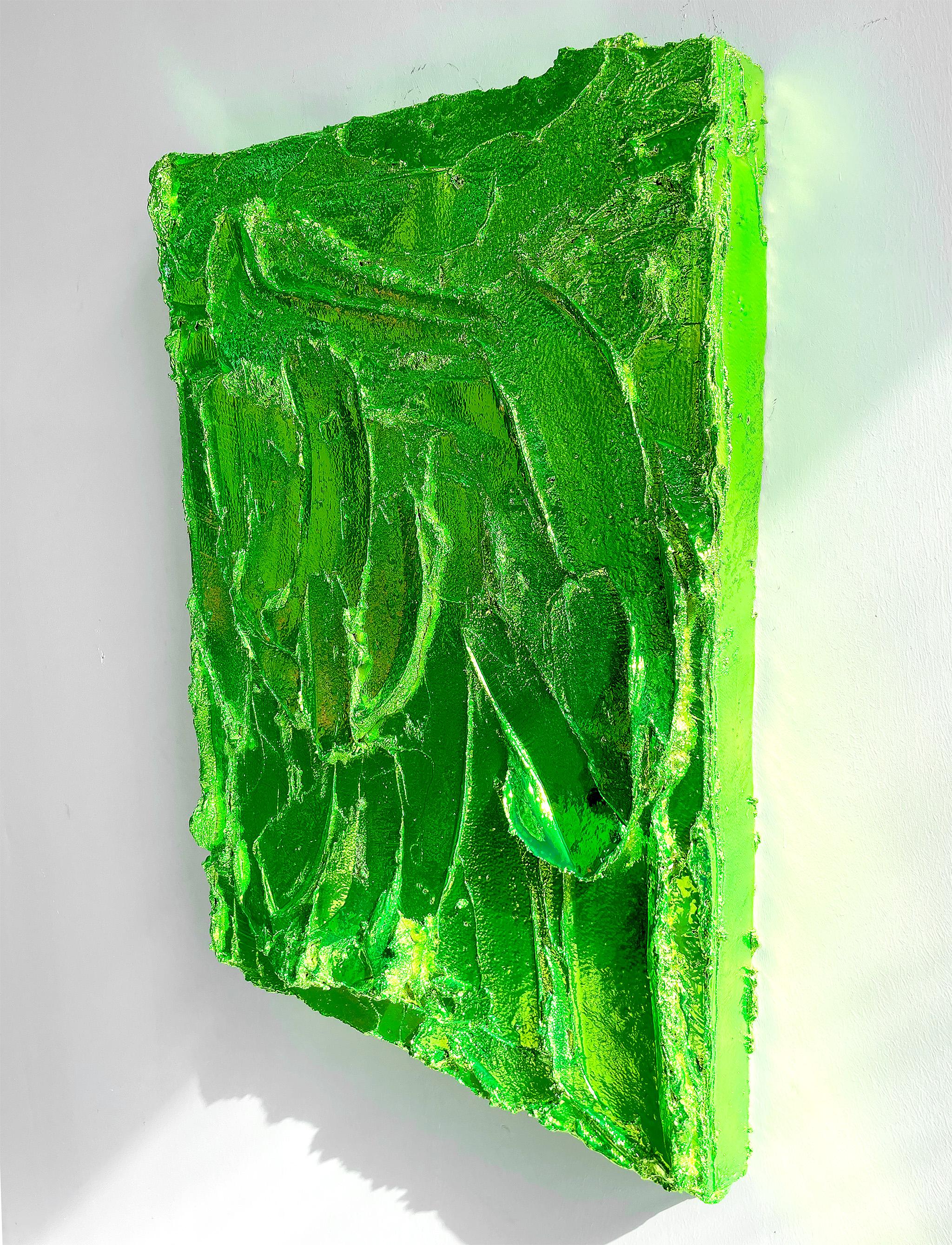 Green Bubblegum Artwork by Contemporary Artist Von Motz For Sale 3