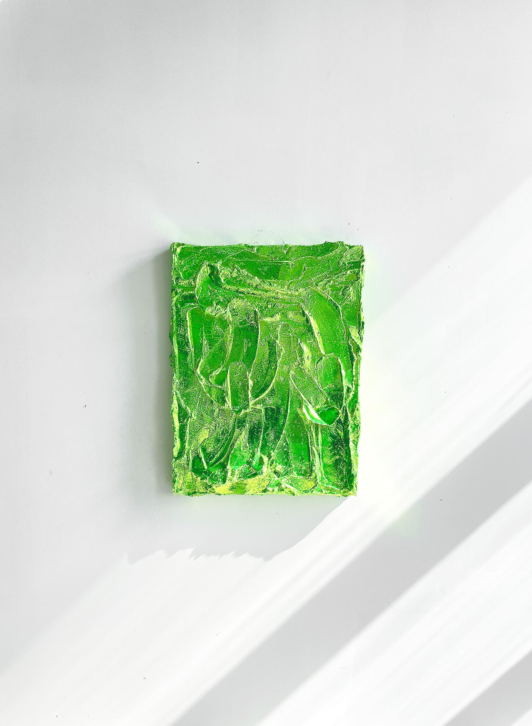 Green Bubblegum Artwork by Contemporary Artist Von Motz For Sale 4