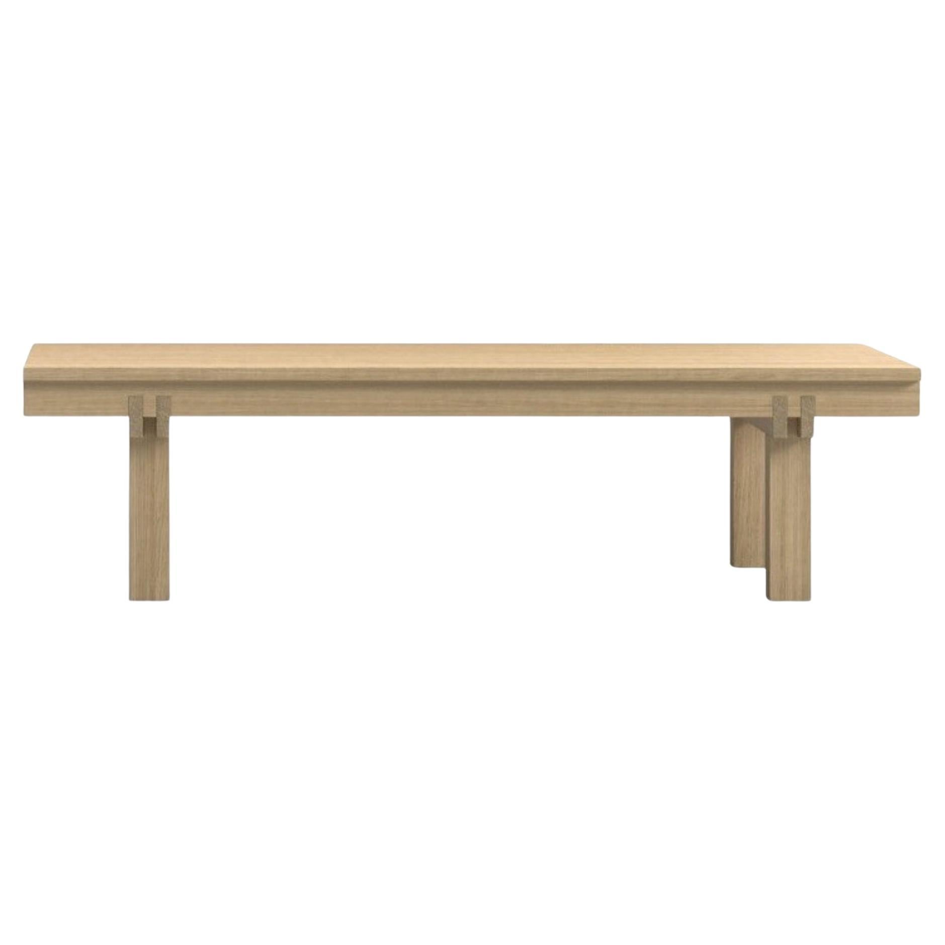 Mathare Bench in oak by Giacomo Moor for Cappellini en vente