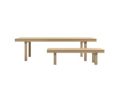 Mathare dining Table in oak by Giacomo Moor for Cappellini