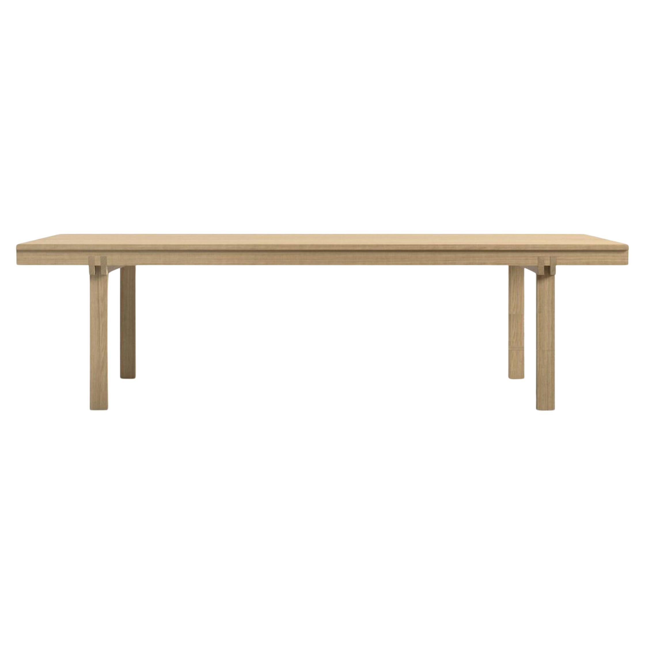 Mathare dining Table in oak by Giacomo Moor for Cappellini For Sale