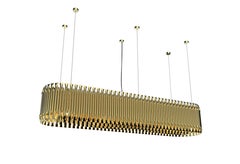 Matheny Round Snooker Pendant Light in Brass