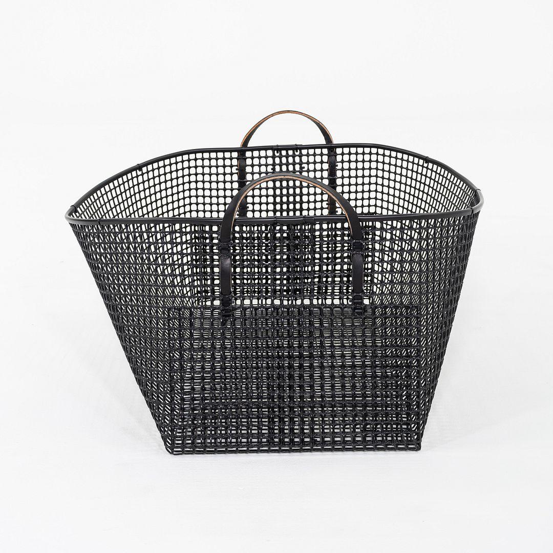 Matheson Large Laundry Basket with Black Handles by Zach Matheson for 14x30 USM For Sale 3