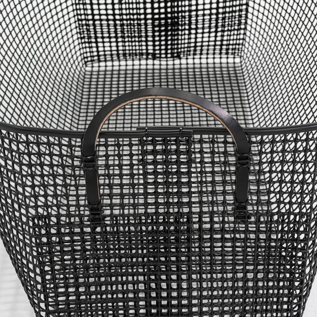 Matheson Large Laundry Basket with Black Handles by Zach Matheson for 14x30 USM For Sale 5