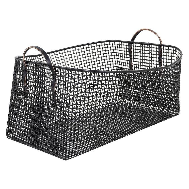 Cesto grande para ropa sucia Matheson con asas negras de Zach Matheson para 14x30 USM en venta
