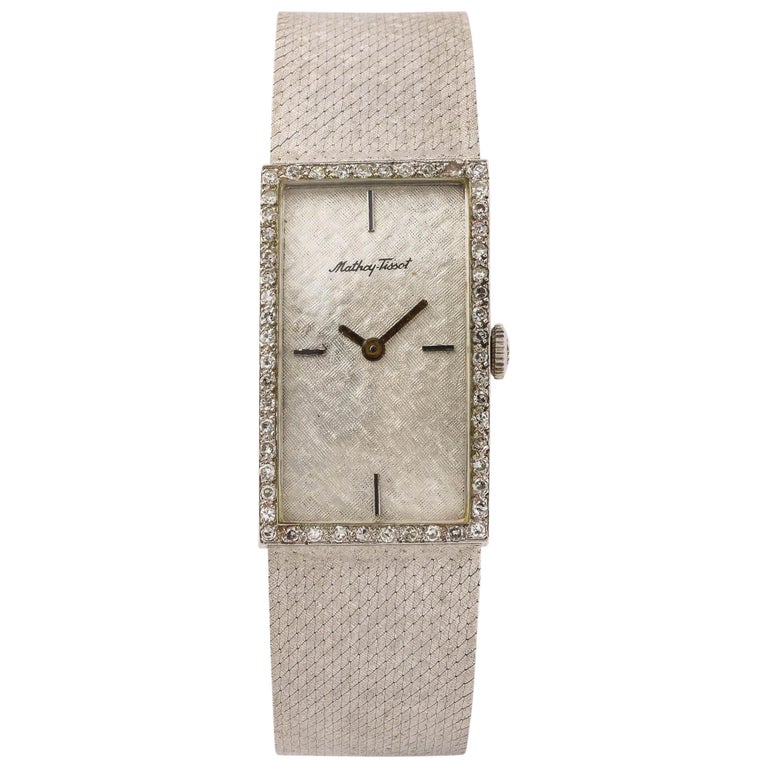 mathey tissot gold watch