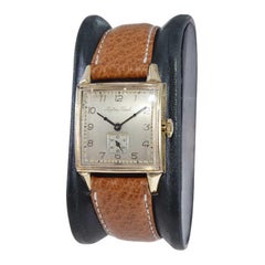 Mathey Tissot Goldgefüllte Uhr in neuem Zustand, ca. 1940er Jahre