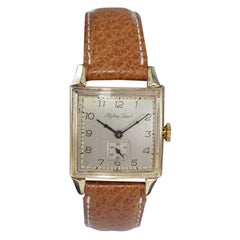 Mathey Tissot Goldgefüllte Uhr in neuem Zustand, ca. 1940er Jahre