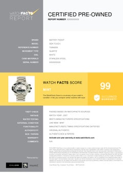 Mathey-Tissot SEA-Touch1020, Black Dial Certified Authentic