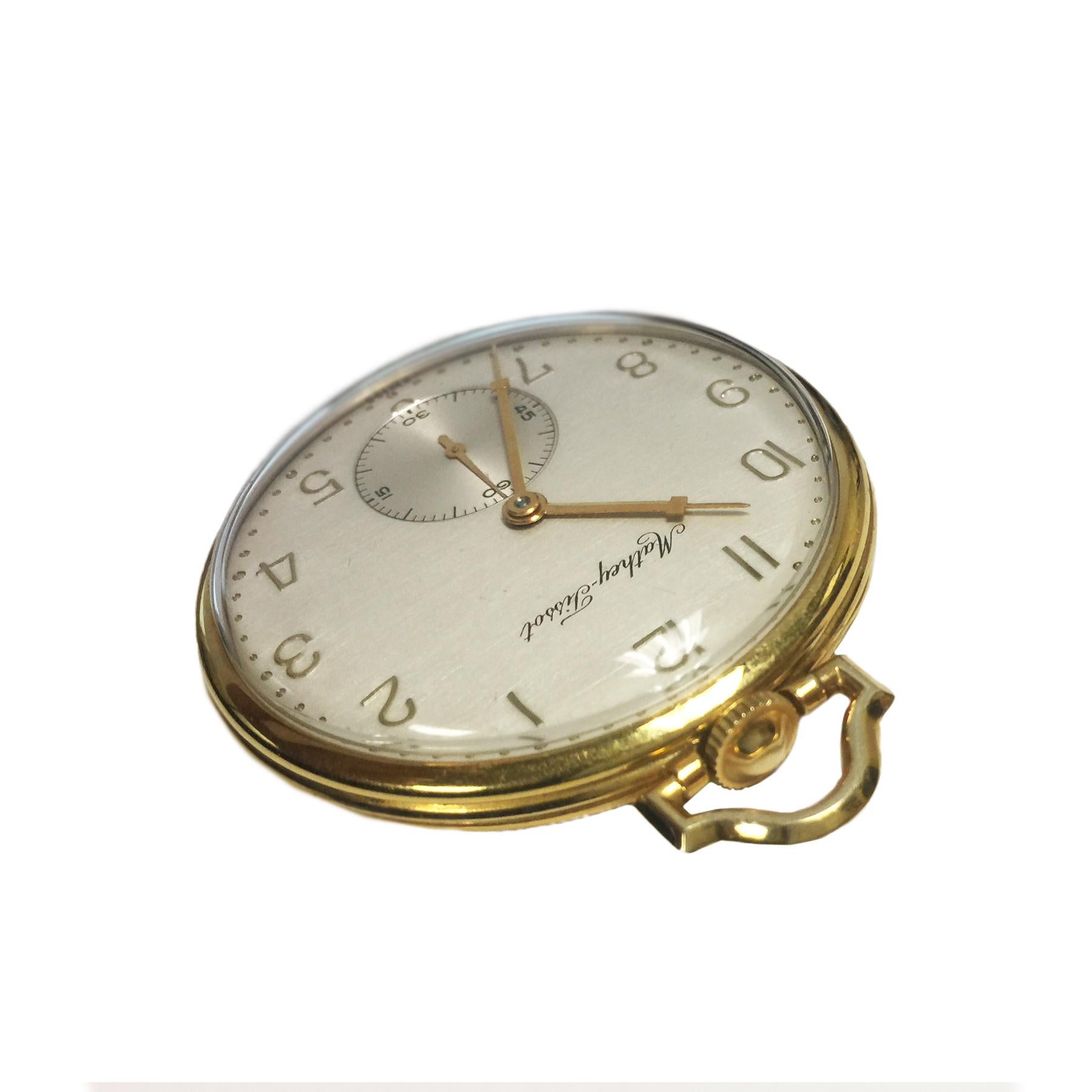 mathey tissot pocket watch