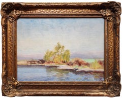 Summer Landscape with River, Grand Rapids, Michigan Artist