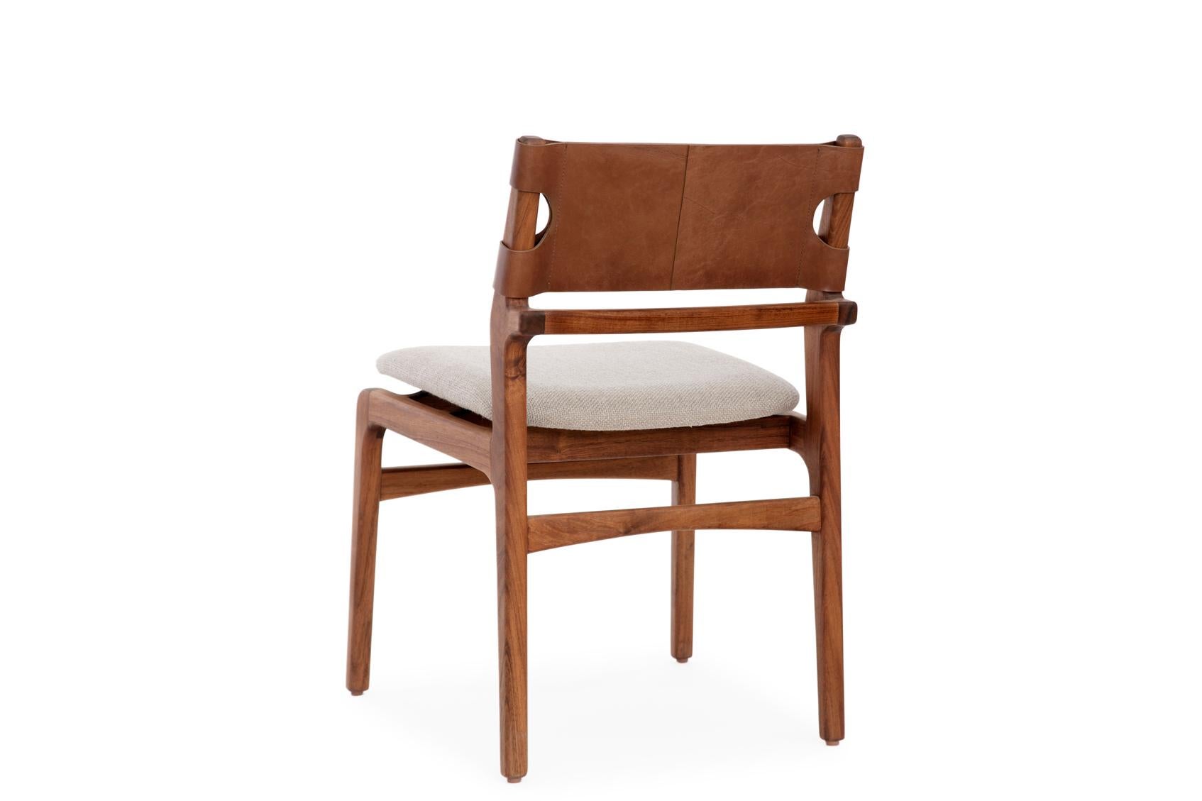 Mid-Century Modern Mathias Chair 'No armrest'