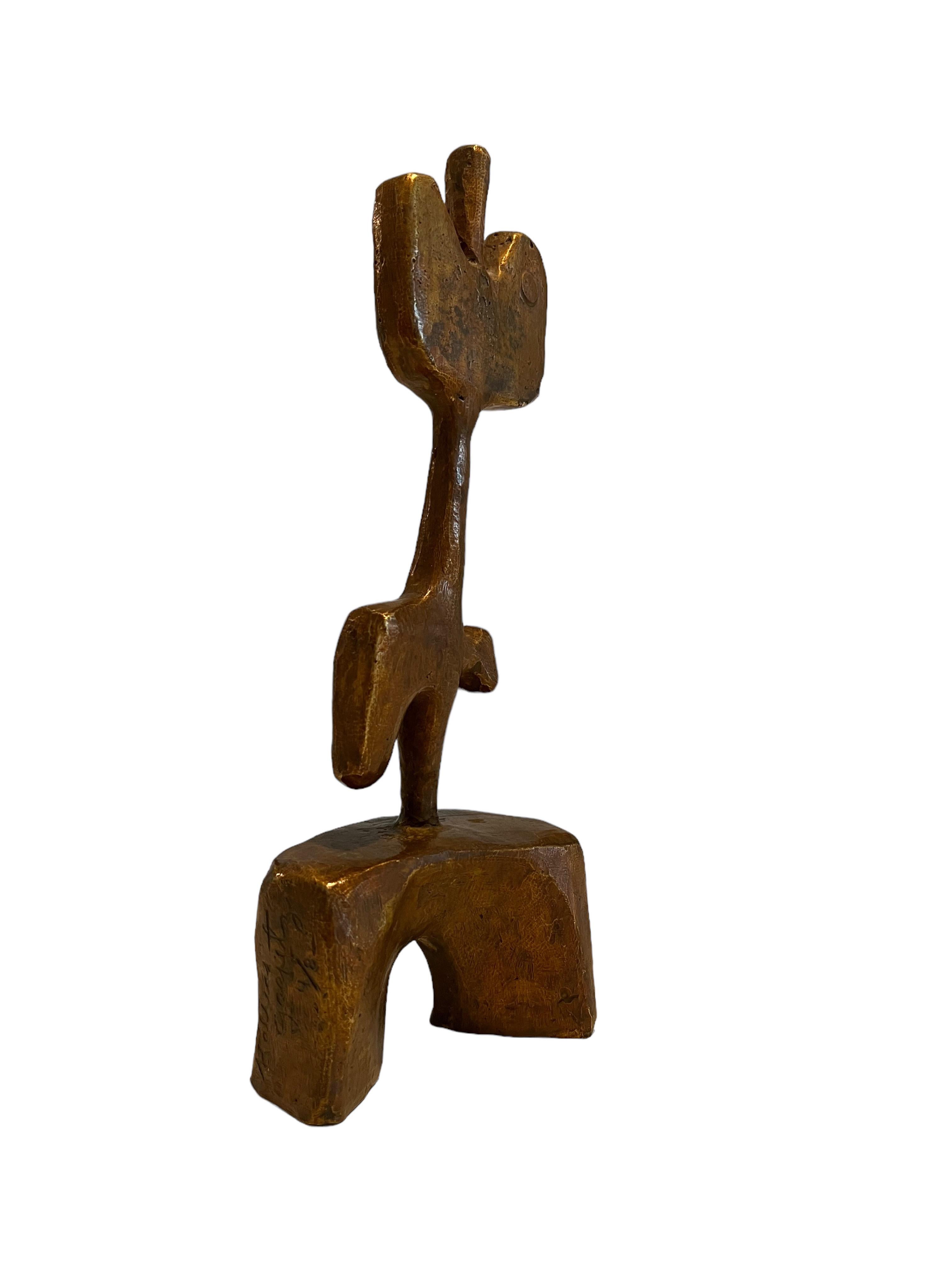 Arte messicana Astratta Brutalista Biomorfa Scultura in bronzo Mathias Goeritz in vendita 9