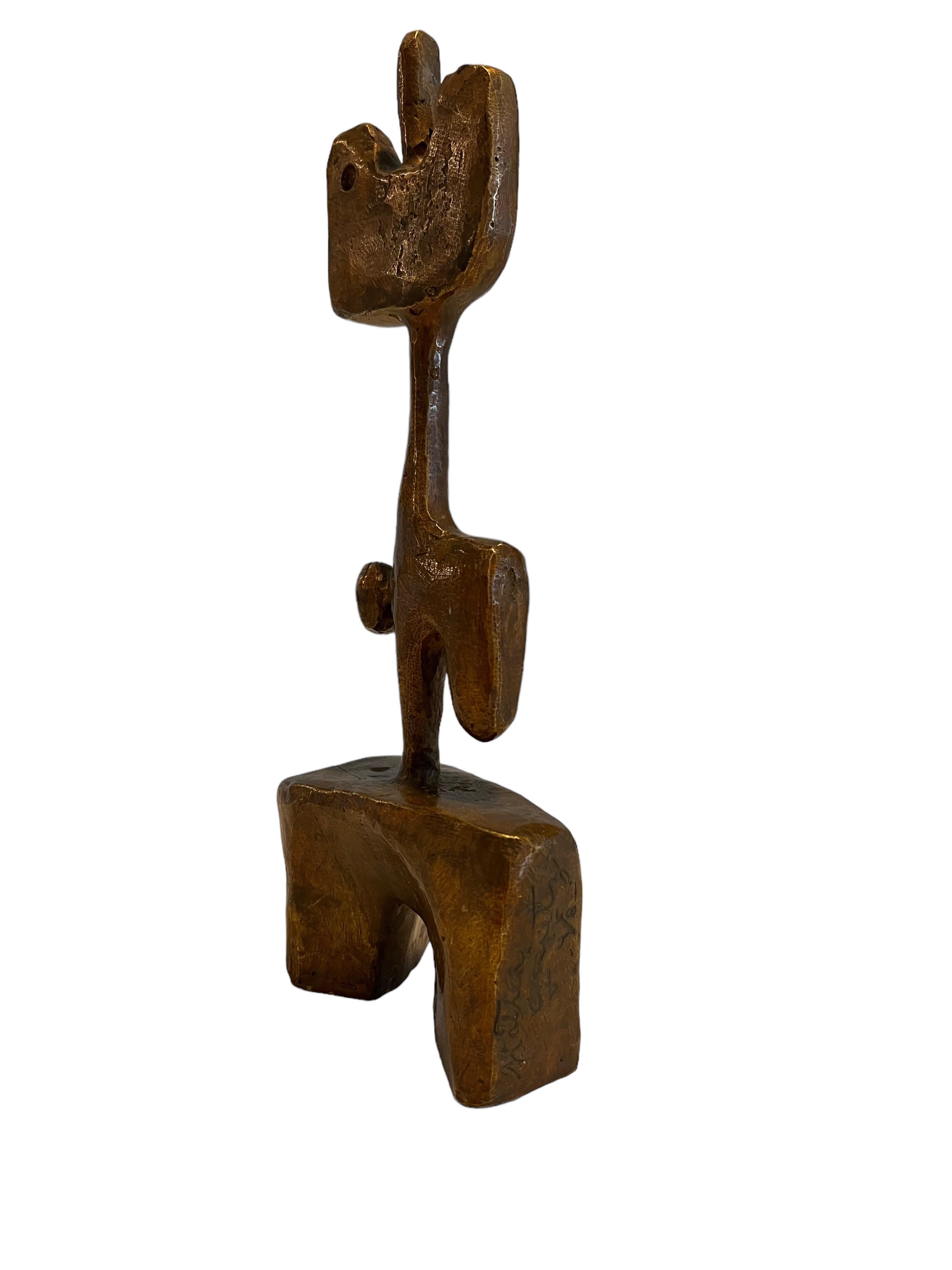 Arte messicana Astratta Brutalista Biomorfa Scultura in bronzo Mathias Goeritz in vendita 11