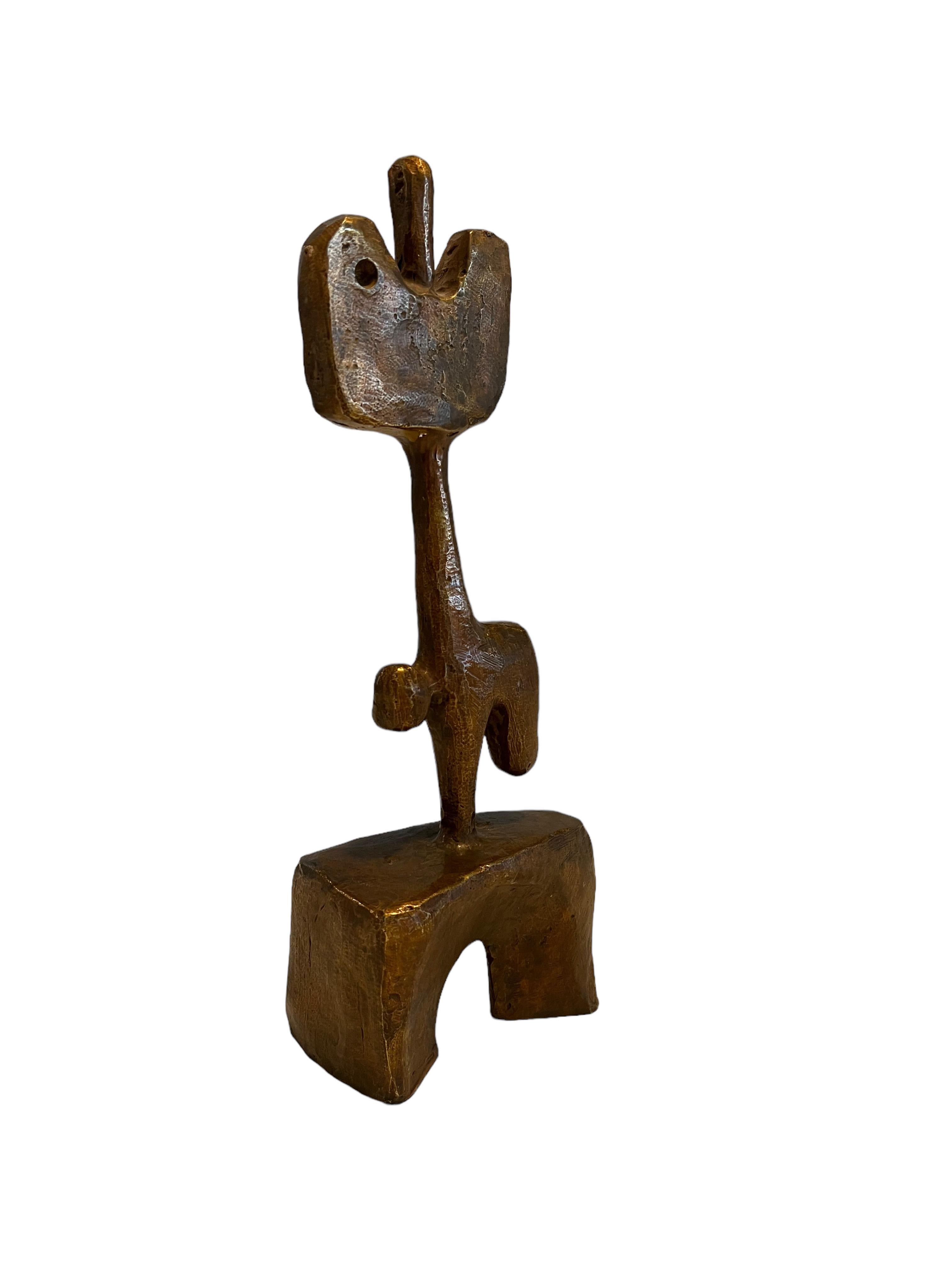 Arte messicana Astratta Brutalista Biomorfa Scultura in bronzo Mathias Goeritz in vendita 14