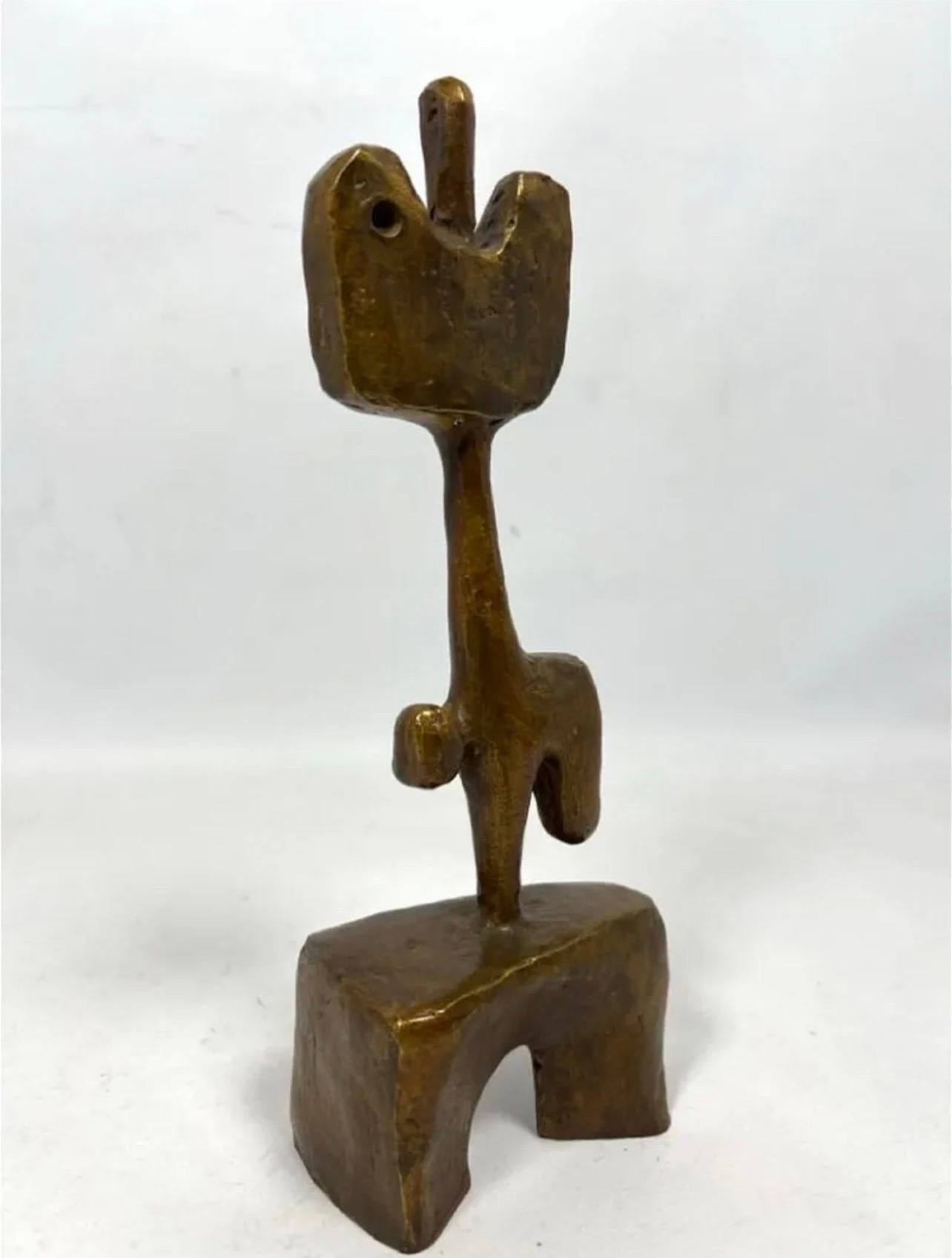Arte messicana Astratta Brutalista Biomorfa Scultura in bronzo Mathias Goeritz in vendita 3