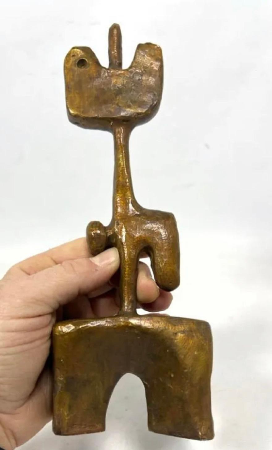 Arte messicana Astratta Brutalista Biomorfa Scultura in bronzo Mathias Goeritz in vendita 4