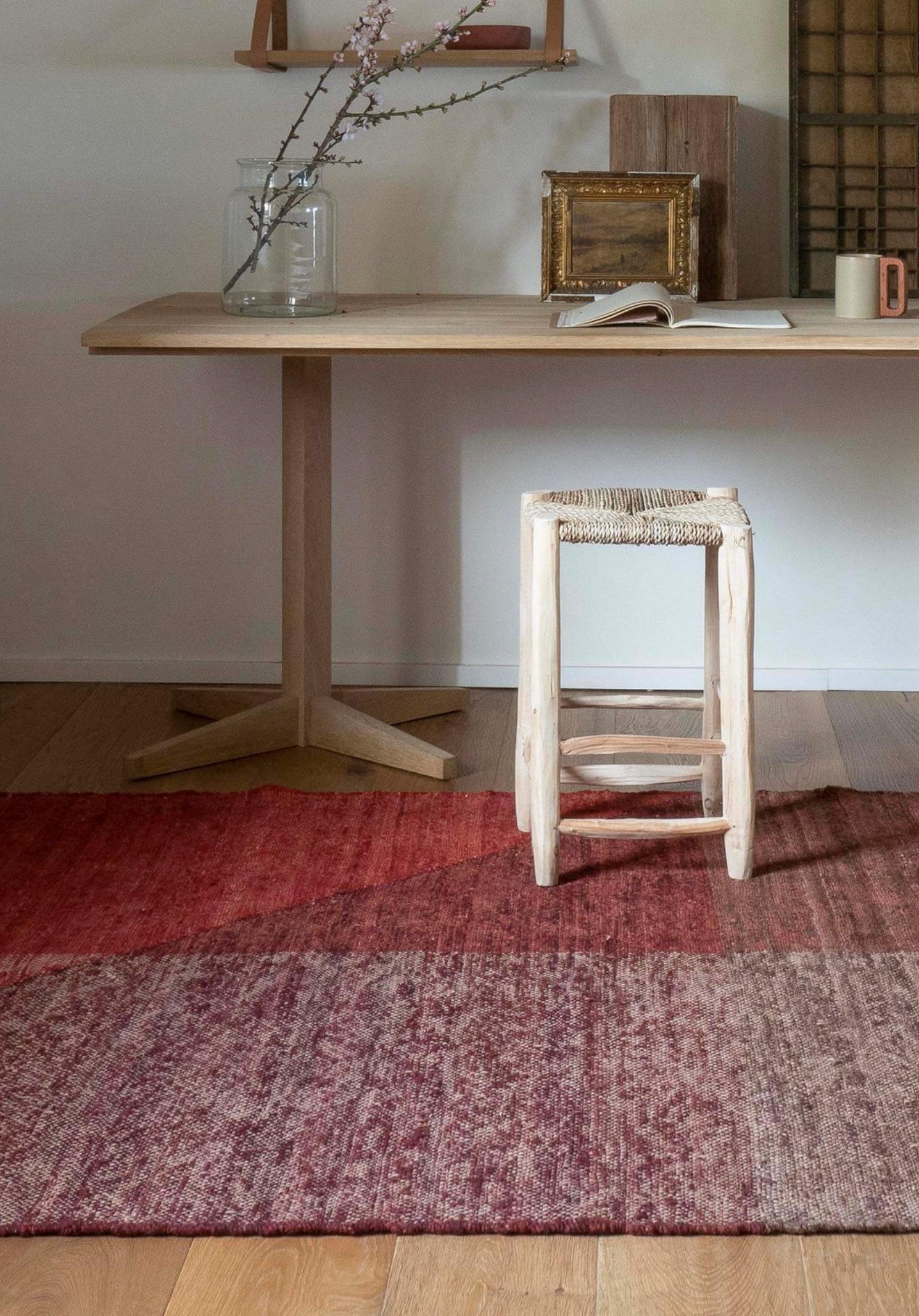 Modern Mathias Hahn 'Capas 1' Kilim Rug 170x240 cm for Nanimarquina For Sale