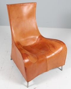 Mathias Hoffmann für De Sede, Loungesessel aus Butthide-Leder, Modell DS264