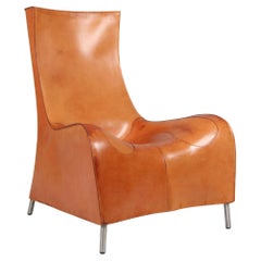Mathias Hoffmann for De Sede, lounge chair in butthide leather, model DS264