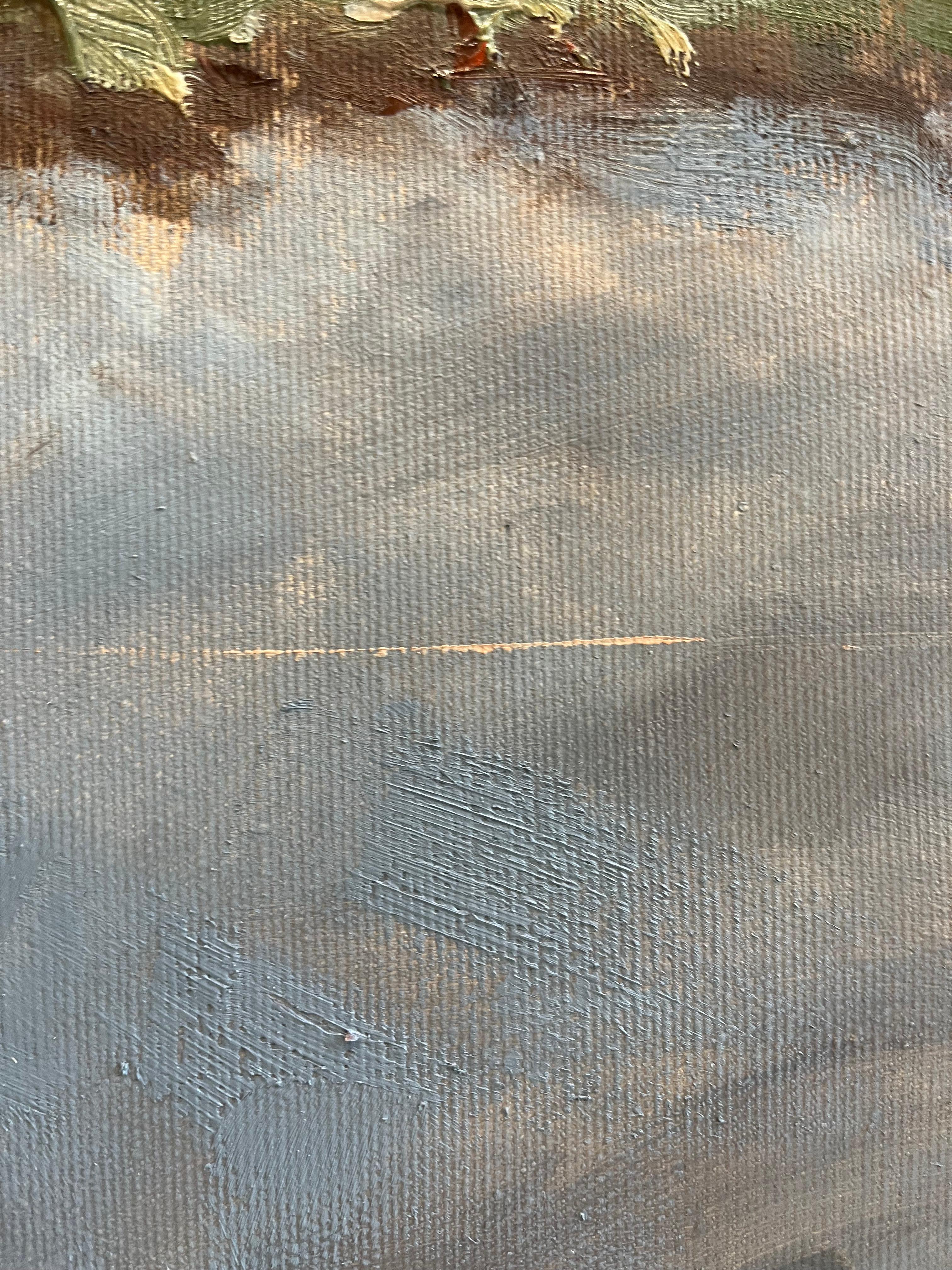 Paysage de marais impressionniste en plein air de Hambourg, Allemagne en vente 4